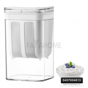 صانعة لبنة بلاستيك مع مصفاه محكمة الاغلاق1800مل 13×21×10 سم