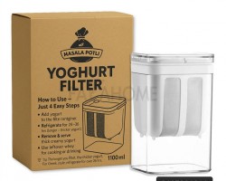 صانعة لبنة بلاستيك مع مصفاه محكمة الاغلاق1100مل 11×18×9 سم