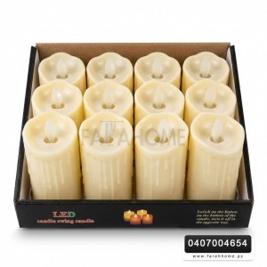 شمعة الكترونية حجم وسط 4.5 انش شمعة الكترونية حجم وسط 4.5 انش