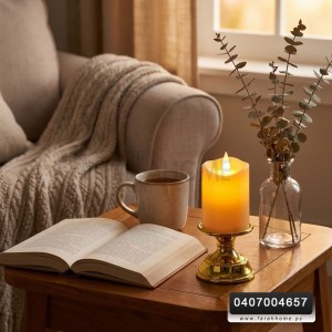 شمع الكتروني ليد حجم صغير مع قاعدة ذهبية 13 سم شمع الكتروني ليد حجم صغير مع قاعدة ذهبية 13 سم