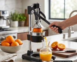 عصاره فواكه / حمضيات حديد سكب HAND JUC4476-1 كبس