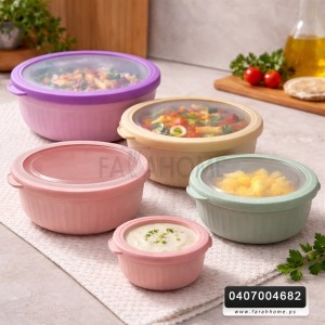 طقم تبروير سيليكون  مدور ثقيل 4 قطع