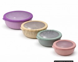 طقم تبروير سيليكون  مدور ثقيل 4 قطع