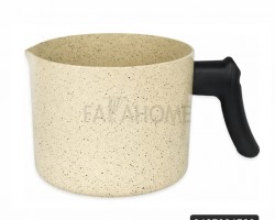  غلاية حليب كبير جرانيت و يد عظم حجم كبير 16 سم