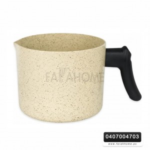  غلاية حليب كبير جرانيت و يد عظم حجم كبير 16 سم