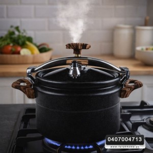طنجرة ضغط جرانيت ثقيل 4 لتر اسود