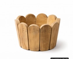 قوار خشب - حامل ورد مساطر صغير قوار خشب - حامل ورد مساطر صغير