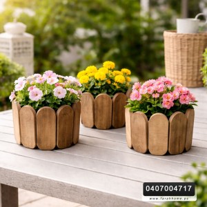 قوار خشب - حامل ورد مساطر صغير