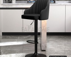 كرسي بار اسود رجل اسود مع عيار طالع نازل منجد جلد وظهر سادة  