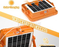 كشاف طاقة شمسية USB/IP66/12000mAh