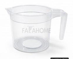 شاف بلاستيك شفاف مع معيار 400 مل