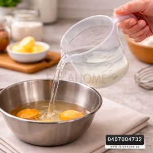 شاف بلاستيك شفاف مع معيار 400 مل