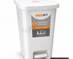 سلة مهملات 25 لتر دعسة مع دلو داخلي قابل للازالة MERWY 4392