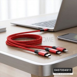 وصلات وصلة كيبل شاحن 3 رؤوس HX12