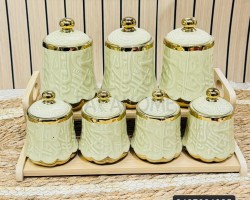 طقم ستاند بهار مطربان بورسلان ستاند خشب 7 قطع + ستاند