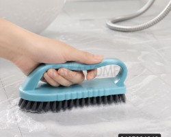 فرشاة تنظيف سيراميك / حمام / سجاد / مطبخ بلاستيك يد مسكة