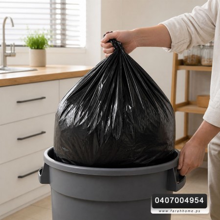 اكياس /كيس نفايات حجم 90 × 75 سم وزن 1.5 كغم