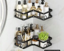 طقم رفوف حمام تلزيق WALL MOUNTED