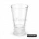 طقم كاسة عصير 12 قطعة قرطوس زجاج شفاف ملس قاعدة مجدول مبزر-مثلج 335ML ADC7101CLEAR