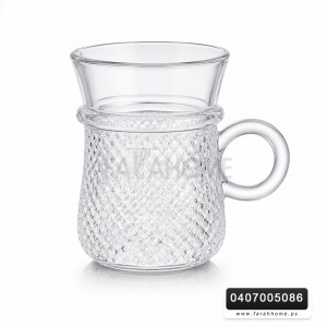 طقم كاسة شاي 12 قطعة شفاف (مجدول-مبزر-مثلج) مع يد مدور ADC7105 CLEAR طقم كاسة شاي 12 قطعة شفاف (مجدول-مبزر-مثلج) مع يد مدور ADC7105 CLEAR
