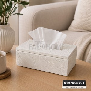 علبة / بكيت محارم حجر ابيض