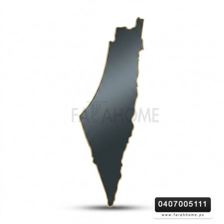 برواز مراي خارطة فلسطين 19 × 60  سم 