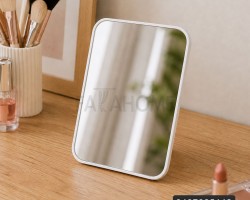 مراية مراه بلاستيك مع ستاند صغير 15 × 11 سم
