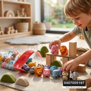 العاب حيوانات اشكال 6 قطع