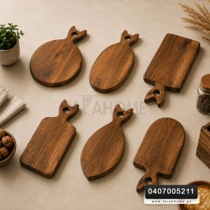  قطعة خشب معتق بني تركي  ديكور اشكال متعددة مقاس 37 × 18 سم