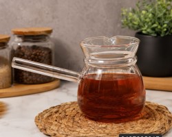 غلاية زجاج بايركس بدون غطا