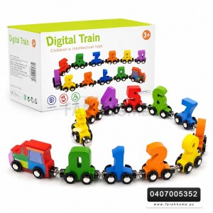 العاب/قطار المغناطيس التعليمي DIGITAL TRAIN 30P