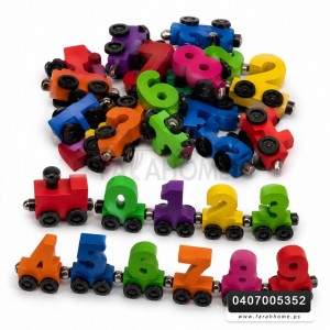 العاب/قطار المغناطيس التعليمي DIGITAL TRAIN 30P