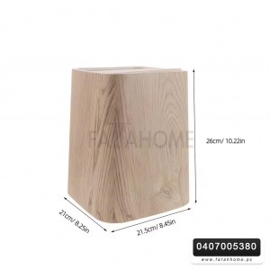 سطل / سلة نفايات بلاستيك غطاء مروحة 26 × 21 سم 