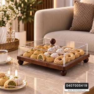  جاط تفضيل مربع خشبي حيف عالي/حيف واطي بغطاء اكرلك