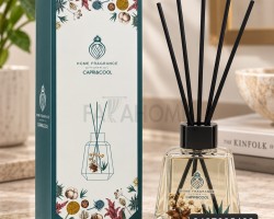معطر جو سائل مع عيدان علبة زجاج 180مل 
