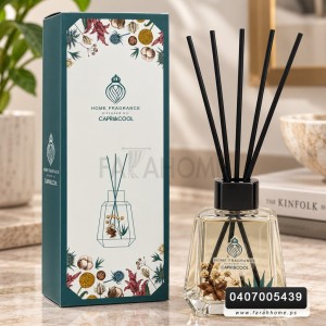 معطر جو سائل مع عيدان علبة زجاج 180مل 