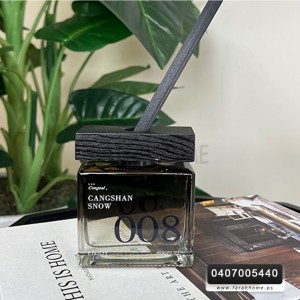 معطر جو سائل مع عيدان علبة زجاج 120مل 