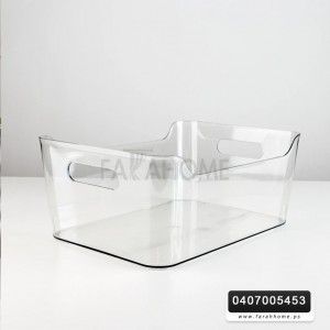 سلة ثلاجة اكرلك مستطيل حيف كسح 13*21*30ارتفاع سم