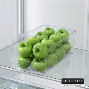 سلة ثلاجة اكرلك مستطيل 12*20*32ارتفاع سم
