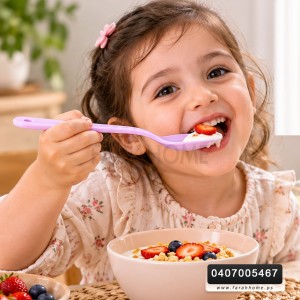 طقم/6 معالق كبير بلاستيك ملون مصري