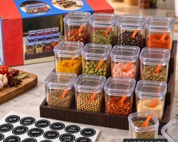 طقم 12/مطربانات بهار مربع تريند TRENDSمع ستكرات ستاند خشب مصري