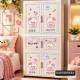 خزائن / خزانة بلاستيك بيبي بير تعاليق/2 وجارور تخزين