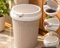 سلة/دلو/سطل مهملات بلاستيك كبسة بلاستيك شكل كوب