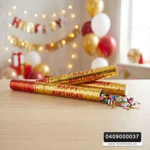 مواسير مفرقعات ورقية - فتاش اعياد ميلاد 40 سم