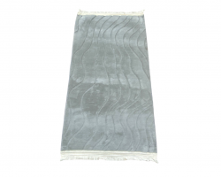 ممر سجاد بوهيمي صيني 80 × 150 سادة حرير بصمة / موج نافر ارضية لاصق - سكني فاتح