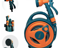 خرطوم مياه مع قاعدة ومرش 15 متر