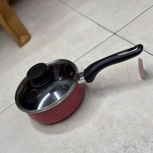 قلايه / كسروله مع غطا زجاج 18 سم SENSTAN / SM18LS