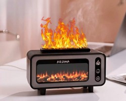مبخرة الكترونية شكل تلفاز قديم AROMA