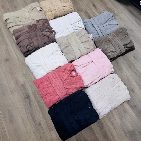 روب / برنص حمام  فرادي تركي عرض حجم M