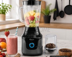 خلاط كهربائي بلندر CLEVER 2IN1 ١.٥ لتر 600 واط مع مطحنة   